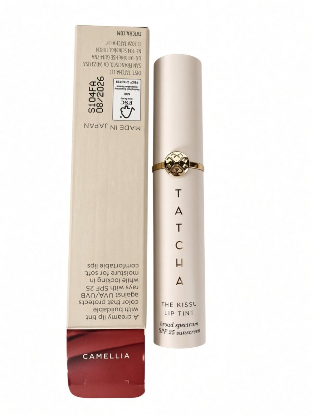 Tatcha The Kissu Lip Tint Camellia New